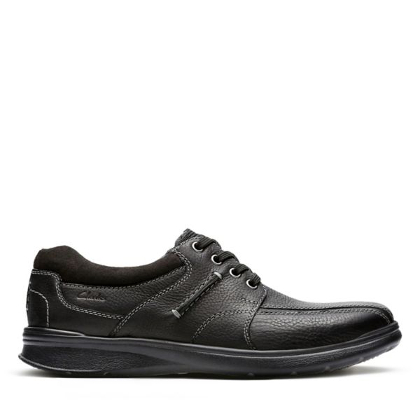 Clarks Mens Cotrell Walk Wide Fit Shoes Black | CA-8456129